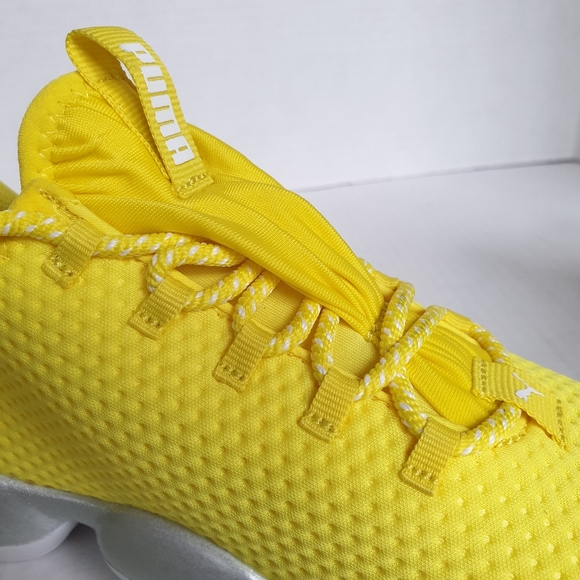 Puma Mode XT Bright Yellow Womens Active Hybrid Training Lace-Up Sneakers Sz 6 - Picture 4 of 12